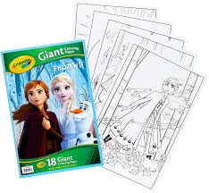 Crayola Frozen Giant Coloring Pages Toys Games Books For Toddlers Large Trolls Kimmi The Clown Mandala 18 Paw Patrol Oguchionyewu