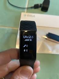 Ad Ebay Link Fitbit Charge 3 Activity Tracker Blue Gray Rose Gold Aluminum More In 2020 Fitbit Blue Grey Activity Tracker