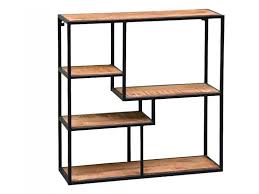 Industrial Wandregal Metall Schwarz Mit Holzboden Regal Metall Einrichtungsideen Wohnzimmer Holz Regal Metall Schwarz