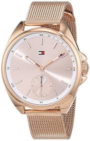 Nagelneu Tommy Hilfiger Damen Sportuhr Mit Rosegoldfarbenem Netz 178 Brand New Tommy Hil Tommy Hilfiger Uhren Armbanduhr Damen Modische Armbanduhren