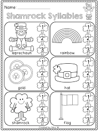 Free St Patrick S Day Literacy And Math Printables St Patrick Day Activities March Kindergarten Kindergarten
