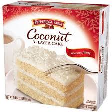Pepperidge Farm Frozen Coconut Layer Cake 19 6 Oz Box Walmart Com Pepperidge Farm Cake 3 Layer Cakes