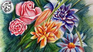 Como Dibujar Flores Con Lapices De Colores Paso A Paso Y Muy Facil Youtube Para hacer las rosas de papel vamos a necesitar papeles de colores, tijeras y pegamento en barra o silicona líquida. como dibujar flores con lapices de colores paso a paso y muy facil