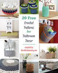 Koala kids sandals free crochet pattern. 20 Free Crochet Patterns For Bathroom Decor The Stitchin Mommy