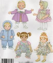 Free Printable Bitty Baby Doll Clothes Patterns Baby Doll Sewing Patterns Free Patterns Bonecas De Trico Roupas Para Bonecas Roupas De Boneca