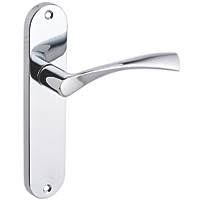 Italian design matt black quality internal door handles lever on rose. Door Handles Door Furniture Screwfix Ie