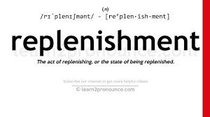 We need to learn how to repair and replenish the earth's ozone layer. How To Pronounce Replenishment English Pronunciation Youtube