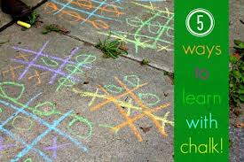 5 Ways To Learn With Chalk Inner Child Fun Chalk Activities Educational Activities For Kids Summer Activities For Kids
