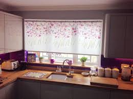 john's punchy purple kitchen web blinds