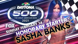 She has achieved many titles and awards to date. Sasha Banks Is Headed To Nascar S Daytona 500 On February 14th