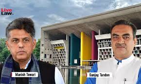 Lok Sabha Election Of Chandigarh MP Manish Tiwari Challenged By BJP's  Sanjay Tandon On Allegations Of "False Promises" To Voters