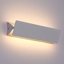 Wall light fixtures set the mood. Adjustable Head Modern Wall Light White Finish Rectangular Led Indirect Wall Light 5w 15w Aluminum Decorative Swivel Sconces 3 Size Available Beautifulhalo Com