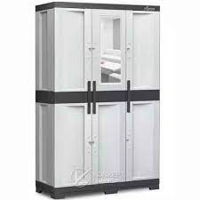 Lemari sepatu plastik diy 3 pintu: Lemari Plastik Tabitha Luxury 3 Pintu Kaca Promo Harga Shopee Indonesia