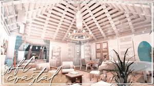 Roblox bloxburg living room ideas softy. Roblox Bloxburg Soft Coastal House L Tour Speedbuild Youtube