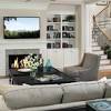 So many fireplaces are wall fireplaces, but how uncomfortable are the hearths next to them. 1