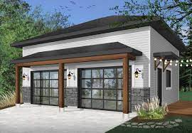 Plan 22508dr Modern 2 Car Detached Garage In 2021 Garage Door Design Garage Exterior Garage Plans Detached