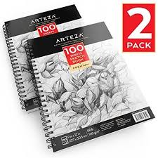 Sketchbook 9 X 12 100 Sheets Pack Of 2 Sketch Pad Sketches Drawing For Beginners