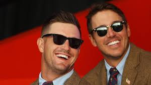 Bryson DeChambeau, Brooks Koepka celebrate USA's Ryder Cup win with a hug