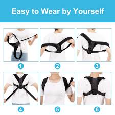 How to use a back brace. Medical Adjustable Clavicle Posture Corrector Men Women Upper Back Brace Shoulder Lumbar Support Belt Corset Posture Correction Braces Supports Aliexpress