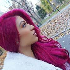 My hair was blonde on the ends and red already over top of that (previously with henna, then with the joico ruby red) before i used the joico magenta on it. 25 Magenta Hair Color Ideas For Women Hairstyles Haircuts