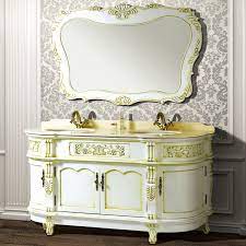 Bathroom vanities are an essential accessory to design your bathroom in the most attractive way. Classic Large European Style Baroque Double Sink Bathroom Vanities Solid Wood Handcarved Bathroom Vanity For En Suite Wts12 Buy Classic Double Sink Bathroom Vanity French Style Bathroom Vanity Antique Wood Bathroom Vanity Product On