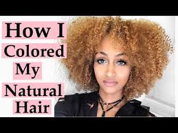 Keep scrolling for a bevy of easy hairstyles for naturally curly hair that require, at most. How I Colored My Natural Curly Hair Golden Honey Blonde Products Used Tips Youtube