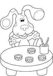 Click on the free blue's clues colour page you would like to print or save to your computer. Pin On Movies And Tv Show Coloring Pages