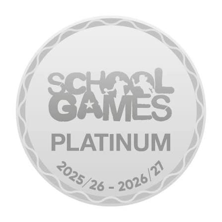We are delighted to announce that we have achieved the School Games Platinum Mark Award for the 2025/26 academic year. The School Games Mark is a Government-led award scheme launched in 2012,