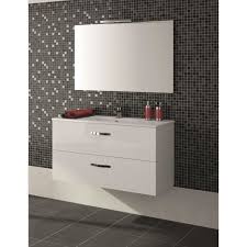 Le meuble de salle de bain suspendu one en finition laquée noir mat de dimension 80 cm se compose d'un plan vasque blanc en céramique antibactérienne. Ensemble Meuble Salle De Bains Jacob Delafon Ola 60 Cm Achat Vente Meuble Vasque Plan Cdiscount