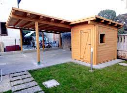 Realizziamo tettoie in legno garage e copertura spazio auto o moto, per favorire l'ombreggiamento e la schermatura solare. Box Carport Tettoie E Pensiline In Legno Su Misura Per Auto