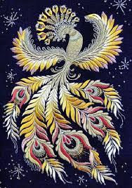 Kim Marie S Embroidery Some Super Lovely Examples Of Gold Embroidery From Paper Embroidery Gold Embroidery Chinese Embroidery