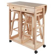 winsome wood brown composite base with