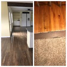 Minwax 50 50 Dark Walnut And Classic Gray On Red Oak With Images House Flooring Grey Hardwood Floors Walnut Hardwood Flooring