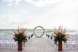 Florida's coastline has no shortage of hidden gems. Bohemian Inspired Sarasota Beach Wedding Longboat Key Club