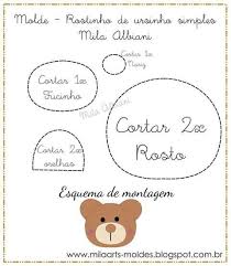 En este blog encontrarás muñecas y broches de distinta índole, todos fabricados artesanalmente y algunos incluso personalizados. Cara De Oso Fieltro Moldes Oso De Fieltro Molde De Oso