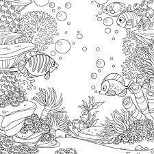 All rights belong to their respective owners. Fond Marin Exemple Coloring Pages Water Animals Art Johanna Basford Coloring Book