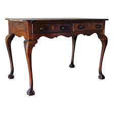 Antique Mahogany Cabriole Leg Table Desk For Sale At 1stdibs
