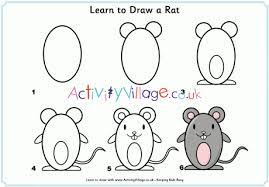 Learn To Draw A Rat