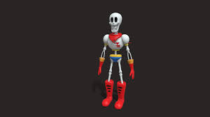 Free roblox script undertale 3d boss battles script. Papyrus Undertale 3d Model By Camad203 Camad203 D87c744