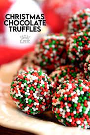 Christmas Chocolate Truffles Lord Byron S Kitchen Christmas Chocolate Chocolate Truffles Cookies Recipes Christmas