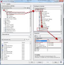 As with most programs, the quick access toolbar displays options to undo and redo changes to your work. Lost Command Line Autocad Tips