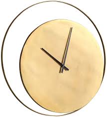 Wall clocks peacock dimensional living room bedroom office bathroom studio home decoration clock creative metal mudo. Casa Padrino Designer Wall Clock Gold O 80 Cm Round Industrial Design Metal Clock Living Room Decoration Accessories