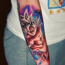 Battle of gods (2013), dragon ball z: èº«å‹æ‰‹ã®æ¥µæ„ã®æ¢§ç©ºã®ã‚¿ãƒˆã‚¥ãƒ¼ Ultra Instinct Goku Tattoo Dragon Ball Tattoo Goku Tattoo Tattoo Goku