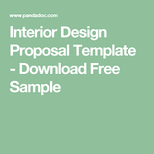 Interior Design Proposal Template Download Free Sample Proposal Templates Event Proposal Event Management