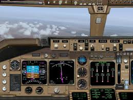 360° panorama photo from by bo de visser. Boeing 747 400 Panel For Fs2004