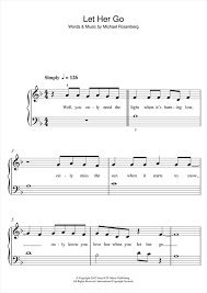 Let it go is a song from disney 2013 animated feature film, frozen, with music print and download sheet music for over the rainbow by judy garland. Let It Go Beginner Piano Sheet Music Best Music Sheet