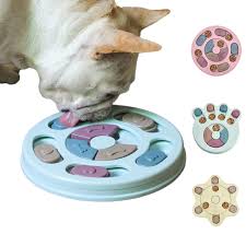 This treat dispenser toy stimulates your cat's innate hunting instincts and makes exercise a very fun part of his feeding routine. Dog Puzzle Toys Increase Iq Interactive Puppy Dog Food Dispenser Pet Dog Training Toys Flower Shape Round Puzzle Toy Dog Toys Aliexpress
