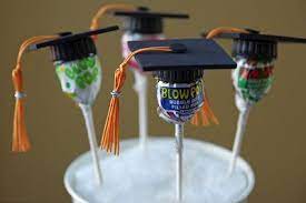 Lollipop Graduation Favors Fun Family Crafts Kindergarten Graduation Party Graduation Diy Graduation Party Favors