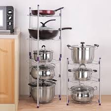 Pan organizer rack for cabinet, pot rack with 3 diy methods, adjustable pots and pans organizer under cabinet with 8 tiers, large & small pot organizer rack for cabinet kitchen upgrade version 5,280 $22 86 2018 New Arrival Pans And Pots Rack Lids Holder Detachable Kitchen Cabinet Organizer Stand Buy Pot Lid Rack Pan Cutting Board Holder Goods Dish Rack Storage Tool For Kitchen Organizer Pot Rack Thick