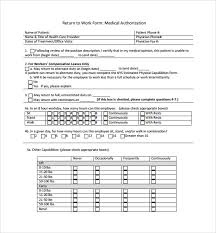 As the parent/legal guardian of. Free 16 Return To Work Medical Form Templates In Pdf Ms Word
